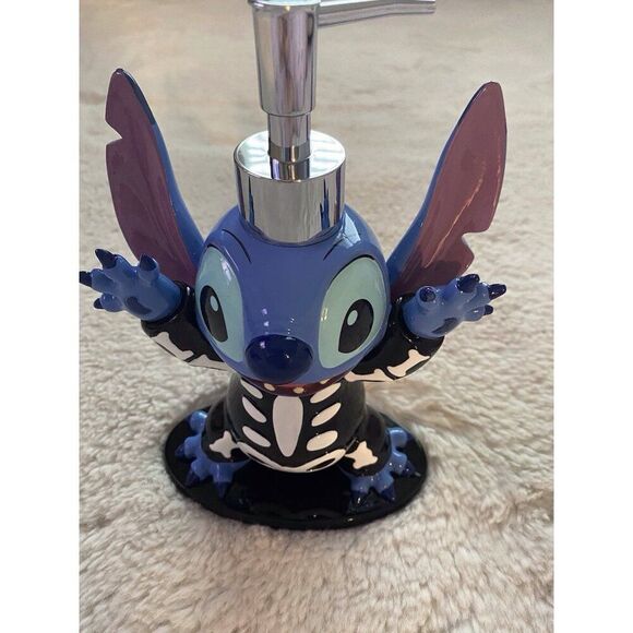 Disney Lilo & Stitch Halloween Skeleton Costume Soap Lotion Pump Dispenser NEW - Picture 2 of 9